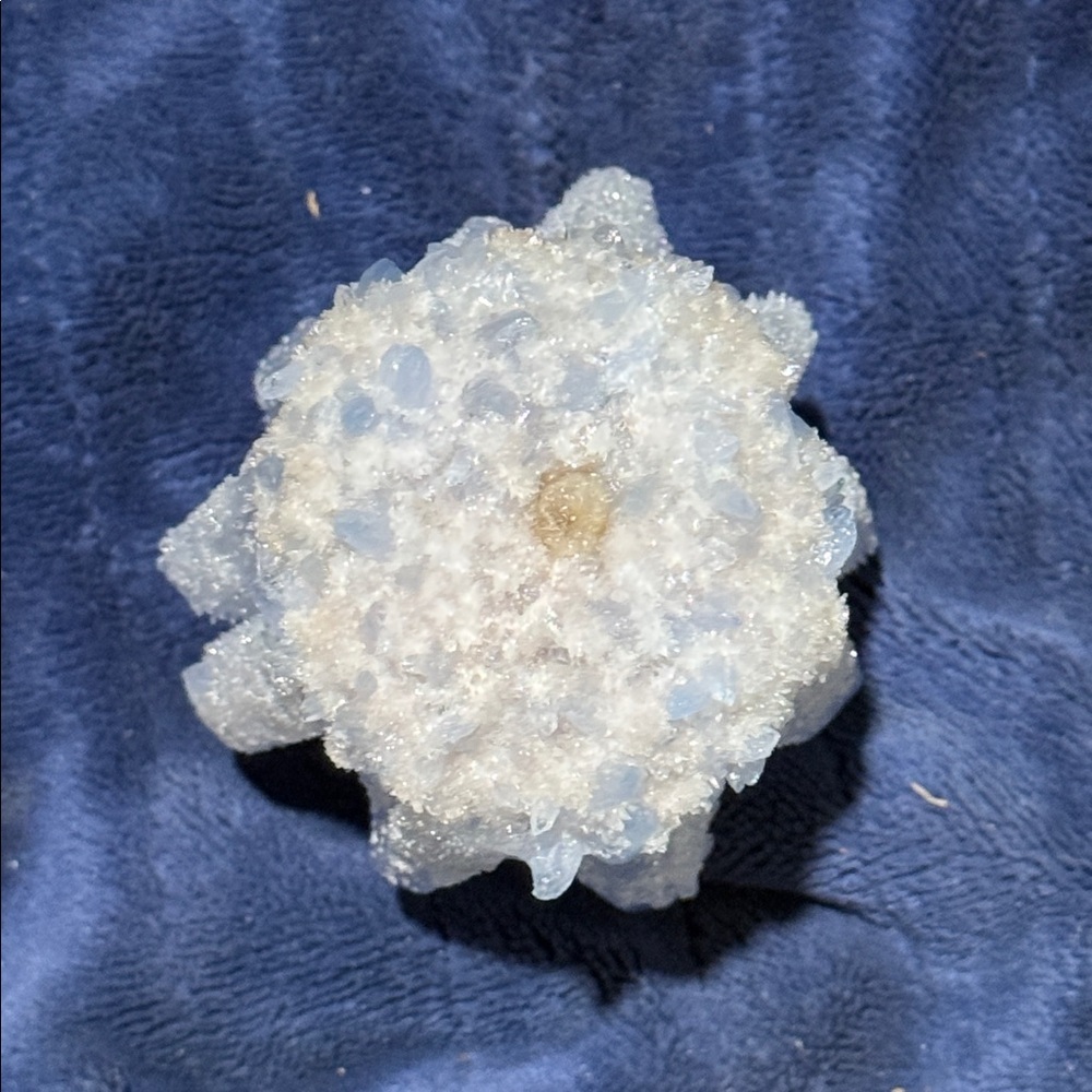 Clear Blue-Tipped Quartz Cluster - Picture 9 of 9